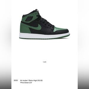 AIR JORDAN 2020 Retro High OG GS Pine Green 2.0 - Women’s 7.5 / Men’s 6